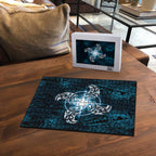 New Zealand Matariki Waita Puzzle Maori Moko Dark Blue Galaxy