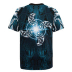 New Zealand Matariki Waita Rugby Jersey Maori Moko Dark Blue Galaxy