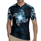 New Zealand Matariki Waita Rugby Jersey Maori Moko Dark Blue Galaxy