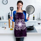 New Zealand Matariki Waipunarangi Apron Maori Moko Purple Galaxy