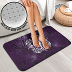 New Zealand Matariki Waipunarangi Bathroom Set Maori Moko Purple Galaxy
