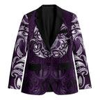 New Zealand Matariki Waipunarangi Blazer Maori Moko Purple Galaxy