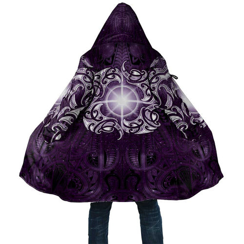 New Zealand Matariki Waipunarangi Cloak Maori Moko Purple Galaxy