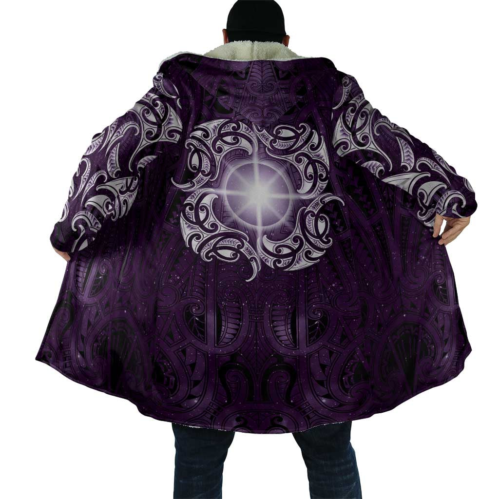 New Zealand Matariki Waipunarangi Cloak Maori Moko Purple Galaxy