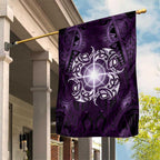 New Zealand Matariki Waipunarangi Garden Flag Maori Moko Purple Galaxy
