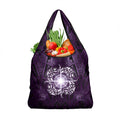 New Zealand Matariki Waipunarangi Grocery Bag Maori Moko Purple Galaxy