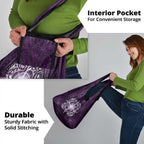 New Zealand Matariki Waipunarangi Grocery Bag Maori Moko Purple Galaxy