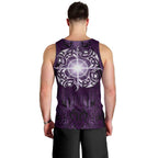 New Zealand Matariki Waipunarangi Men Tank Top Maori Moko Purple Galaxy