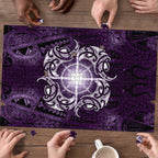 New Zealand Matariki Waipunarangi Puzzle Maori Moko Purple Galaxy