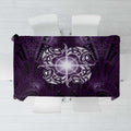 New Zealand Matariki Waipunarangi Tablecloth Maori Moko Purple Galaxy