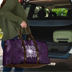 New Zealand Matariki Waipunarangi Travel Bag Maori Moko Purple Galaxy