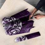 New Zealand Matariki Waipunarangi Umbrella Maori Moko Purple Galaxy