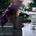 New Zealand Matariki Waipunarangi Umbrella Maori Moko Purple Galaxy
