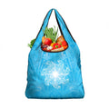 New Zealand Matariki Waiti Grocery Bag Maori Moko Cyan Galaxy