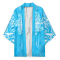 New Zealand Matariki Waiti Kimono Maori Moko Cyan Galaxy
