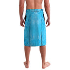 New Zealand Matariki Waiti Lavalava Maori Moko Cyan Galaxy