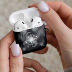 New Zealand Matariki Ururangi AirPods Case Maori Moko Grey Galaxy