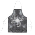New Zealand Matariki Ururangi Apron Maori Moko Grey Galaxy