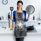 New Zealand Matariki Ururangi Apron Maori Moko Grey Galaxy