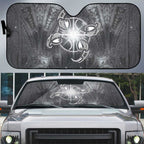 New Zealand Matariki Ururangi Auto Sun Shade Maori Moko Grey Galaxy