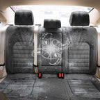 New Zealand Matariki Ururangi Back Car Seat Cover Maori Moko Grey Galaxy