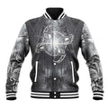 New Zealand Matariki Ururangi Baseball Jacket Maori Moko Grey Galaxy