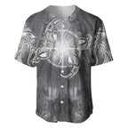 New Zealand Matariki Ururangi Baseball Jersey Maori Moko Grey Galaxy
