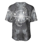 New Zealand Matariki Ururangi Baseball Jersey Maori Moko Grey Galaxy
