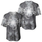 New Zealand Matariki Ururangi Baseball Jersey Maori Moko Grey Galaxy