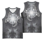 New Zealand Matariki Ururangi Basketball Jersey Maori Moko Grey Galaxy