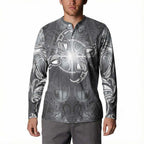 New Zealand Matariki Ururangi Button Sweatshirt Maori Moko Grey Galaxy