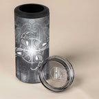 New Zealand Matariki Ururangi 4 in 1 Can Cooler Tumbler Maori Moko Grey Galaxy