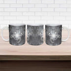 New Zealand Matariki Ururangi Ceramic Mug Maori Moko Grey Galaxy