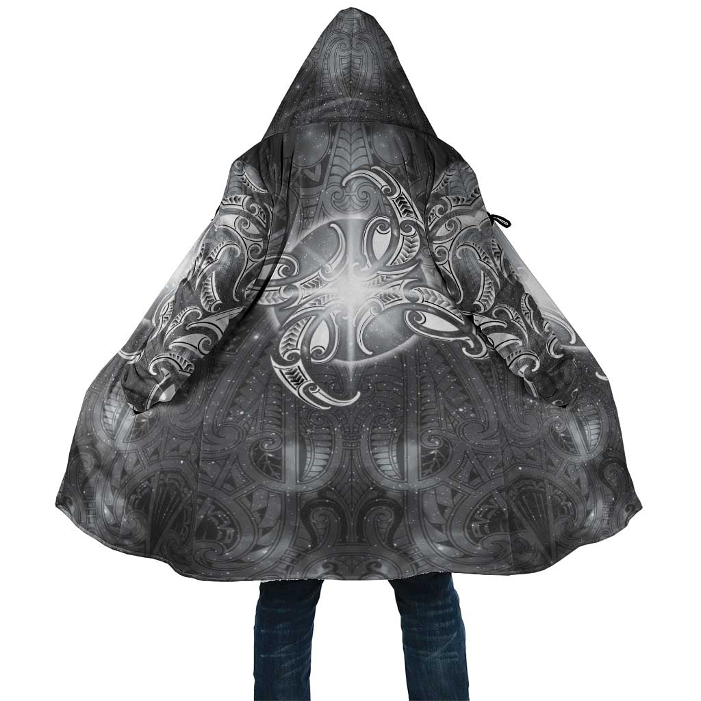 New Zealand Matariki Ururangi Cloak Maori Moko Grey Galaxy