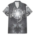 New Zealand Matariki Ururangi Family Matching Tank Maxi Dress and Hawaiian Shirt Maori Moko Grey Galaxy