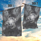 New Zealand Matariki Ururangi Garden Flag Maori Moko Grey Galaxy