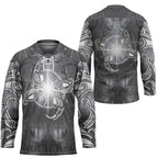New Zealand Matariki Ururangi Hockey Jersey Maori Moko Grey Galaxy