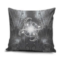 New Zealand Matariki Ururangi Pillow Cover Maori Moko Grey Galaxy