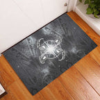 New Zealand Matariki Ururangi Rubber Doormat Maori Moko Grey Galaxy