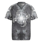 New Zealand Matariki Ururangi Rugby Jersey Maori Moko Grey Galaxy