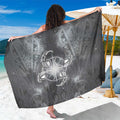 New Zealand Matariki Ururangi Sarong Maori Moko Grey Galaxy