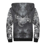 New Zealand Matariki Ururangi Sherpa Hoodie Maori Moko Grey Galaxy