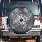 New Zealand Matariki Ururangi Spare Tire Cover Maori Moko Grey Galaxy