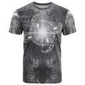 New Zealand Matariki Ururangi T Shirt Maori Moko Grey Galaxy