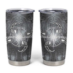 New Zealand Matariki Ururangi Tumbler Cup Maori Moko Grey Galaxy