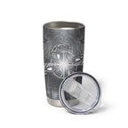 New Zealand Matariki Ururangi Tumbler Cup Maori Moko Grey Galaxy