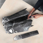 New Zealand Matariki Ururangi Umbrella Maori Moko Grey Galaxy