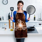 New Zealand Matariki Tupuanuku Apron Maori Moko Brown Galaxy