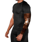 New Zealand Matariki Tupuanuku Arm Sleeves Maori Moko Brown Galaxy