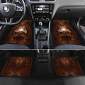 New Zealand Matariki Tupuanuku Car Mats Maori Moko Brown Galaxy